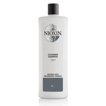 NIOXIN 3-Part System 2 Cleanser Shampoo for Natural Hair with Progressed Thinning 1000ml