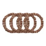 SLIP Pure Silk Skinny Scrunchies x 4